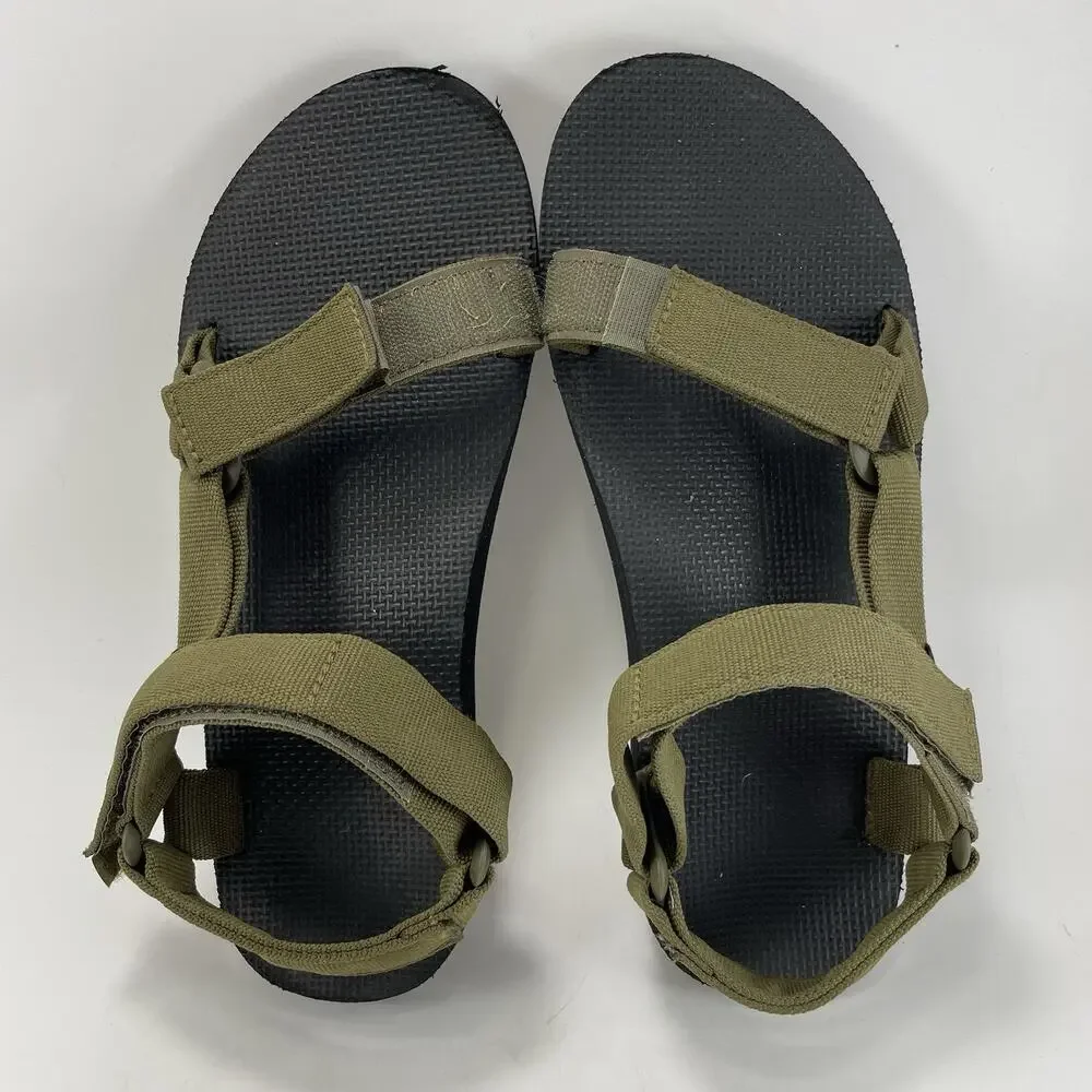 Teva Original Universal Active Sandals Mens Size 9 Olive Green Strappy Athletic